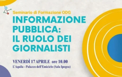 Emiciclo, seminario sull'informazione pubblica con il portavoce di Mattarella