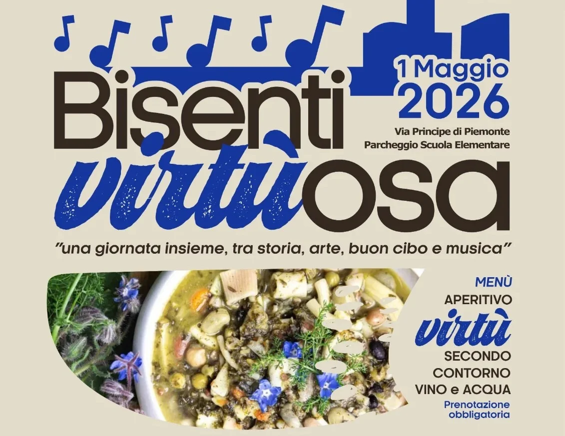 “Bisenti virtùosa”: il primo maggio tra storia, arte, buon cibo e tanta musica