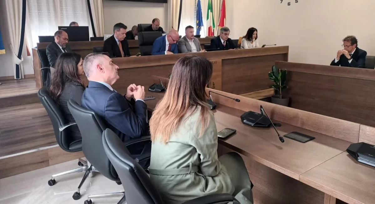 Frana di Silvi, sopralluogo della Commissione d'inchiesta