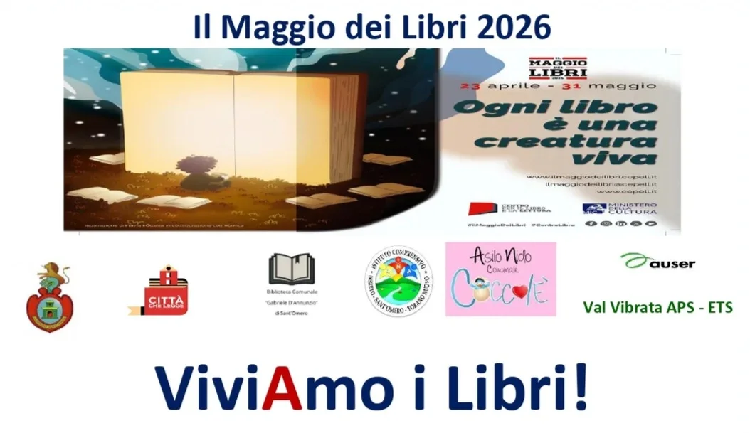"Maggio dei Libri" a Sant'Omero tra laboratori, letture ed incontri