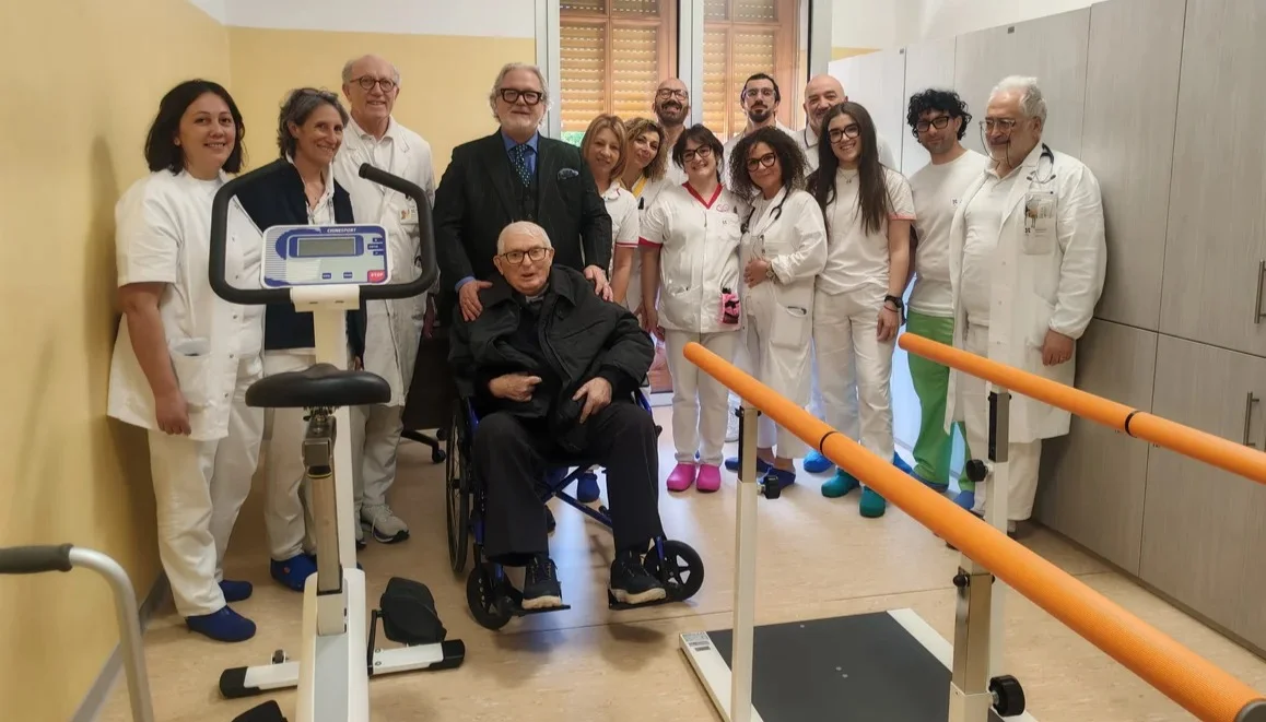 Mazzini, donata una palestra per la riabilitazione in Pneumologia