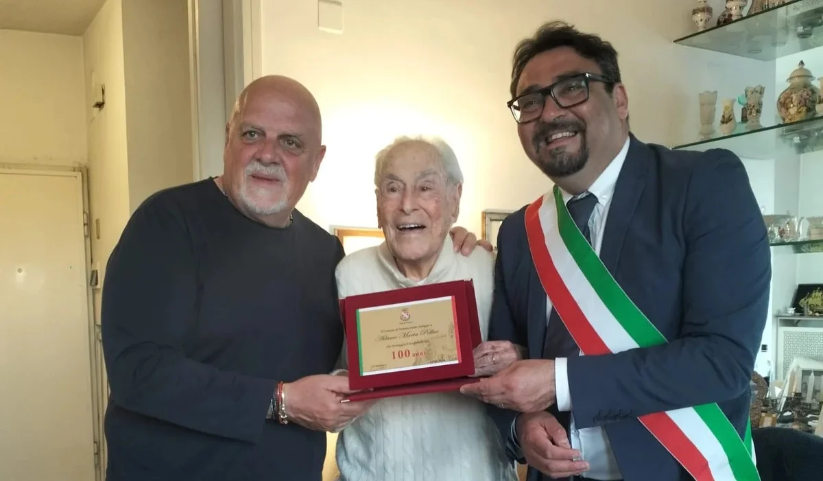 Compie 100 anni Adamo Maria Pollice, auguri!
