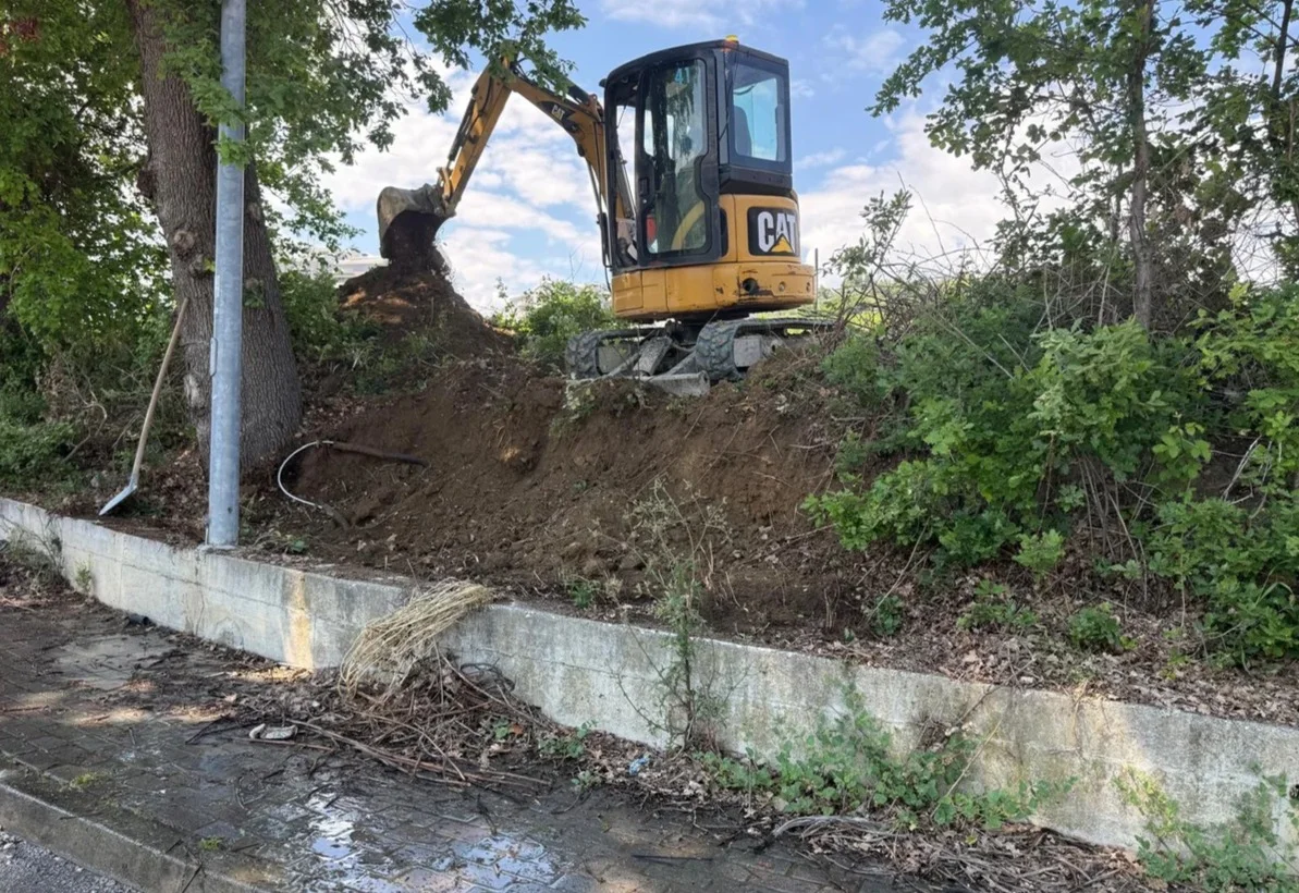 FOTO | Avviati i lavori sulla condotta dell'acqua a Colleatterrato