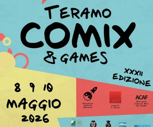 XXXII Teramo Comix & Games: dall'8 al 10 maggio all'Università