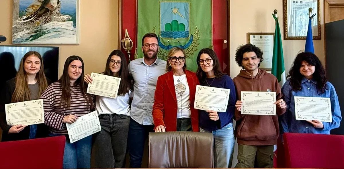 Servizio Civile, il saluto dell'amministrazione di Pineto ai giovani volontari