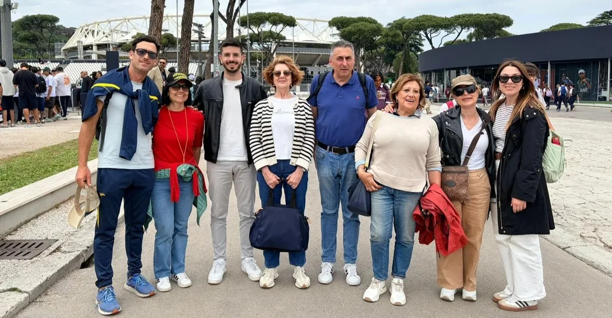 IC 1 di Giulianova, visita didattica-sportiva agli Internazionali di Tennis a Roma
