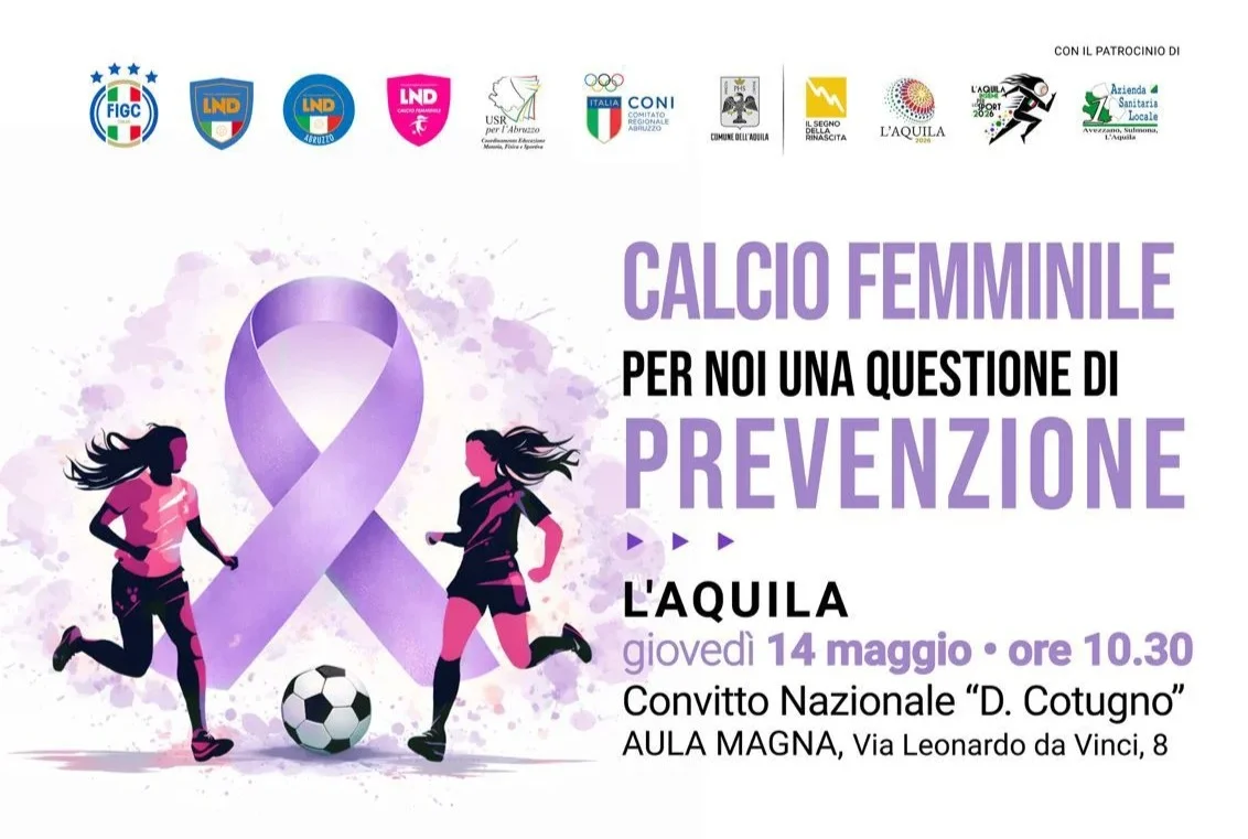 Calcio femminile, a L'Aquila torna “Gioca con noi, facciamo squadra”