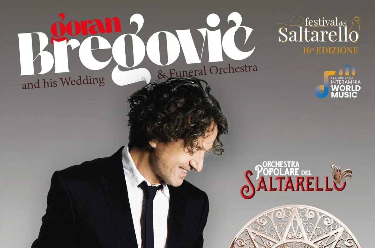 Il Festival del Saltarello torna il 9 luglio a Giulianova: ospite Goran Bregovic