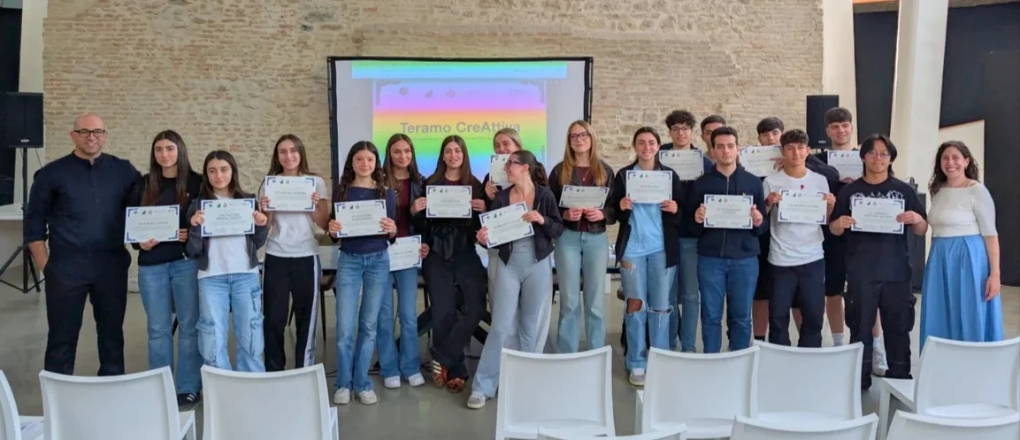 FOTO | “Teramo CreAttiva”, la cerimonia conclusiva del progetto