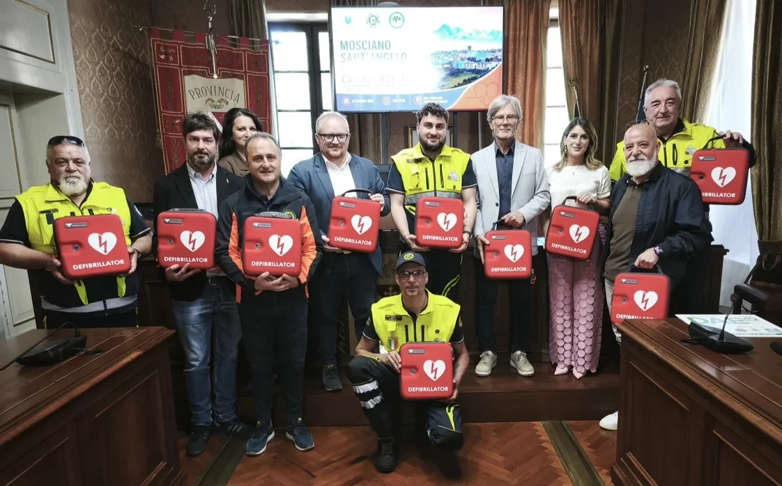 VIDEO | Mosciano Sant’Angelo cardioprotetto, 20 nuovi defibrillatori nel territorio comunale