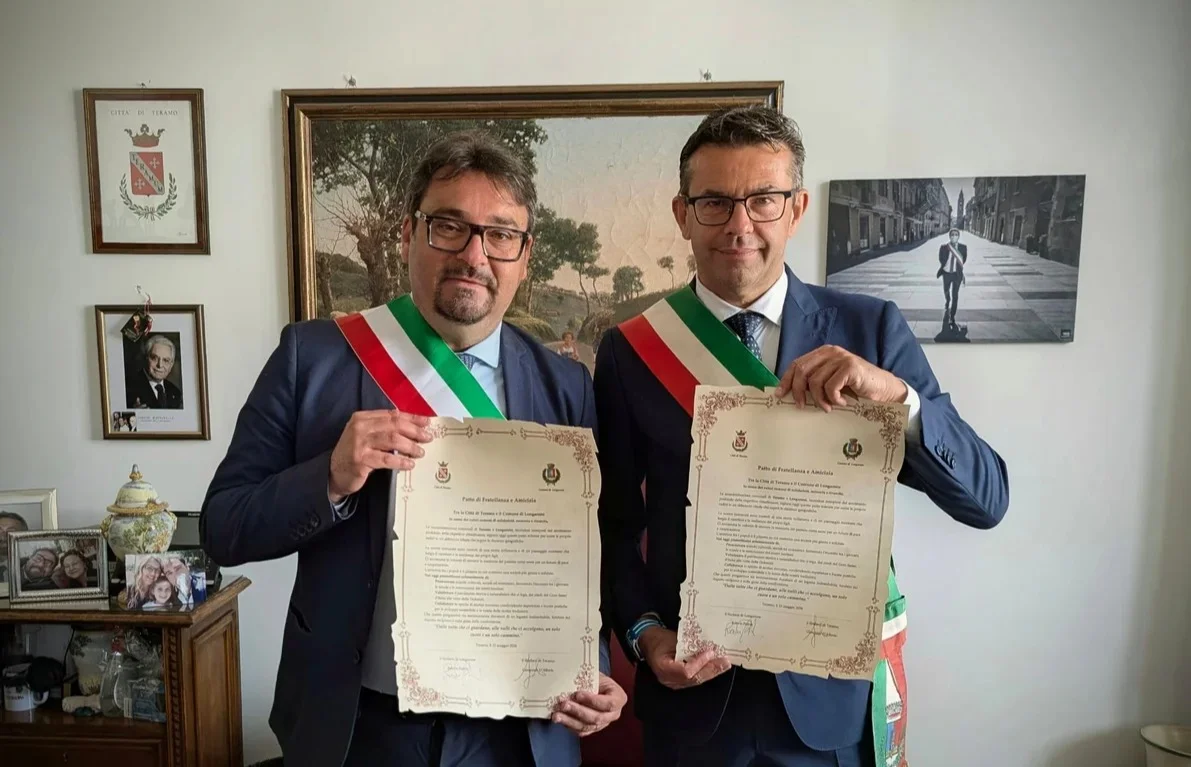 FOTO | Teramo e Longarone hanno rinnovato il Patto di Amicizia