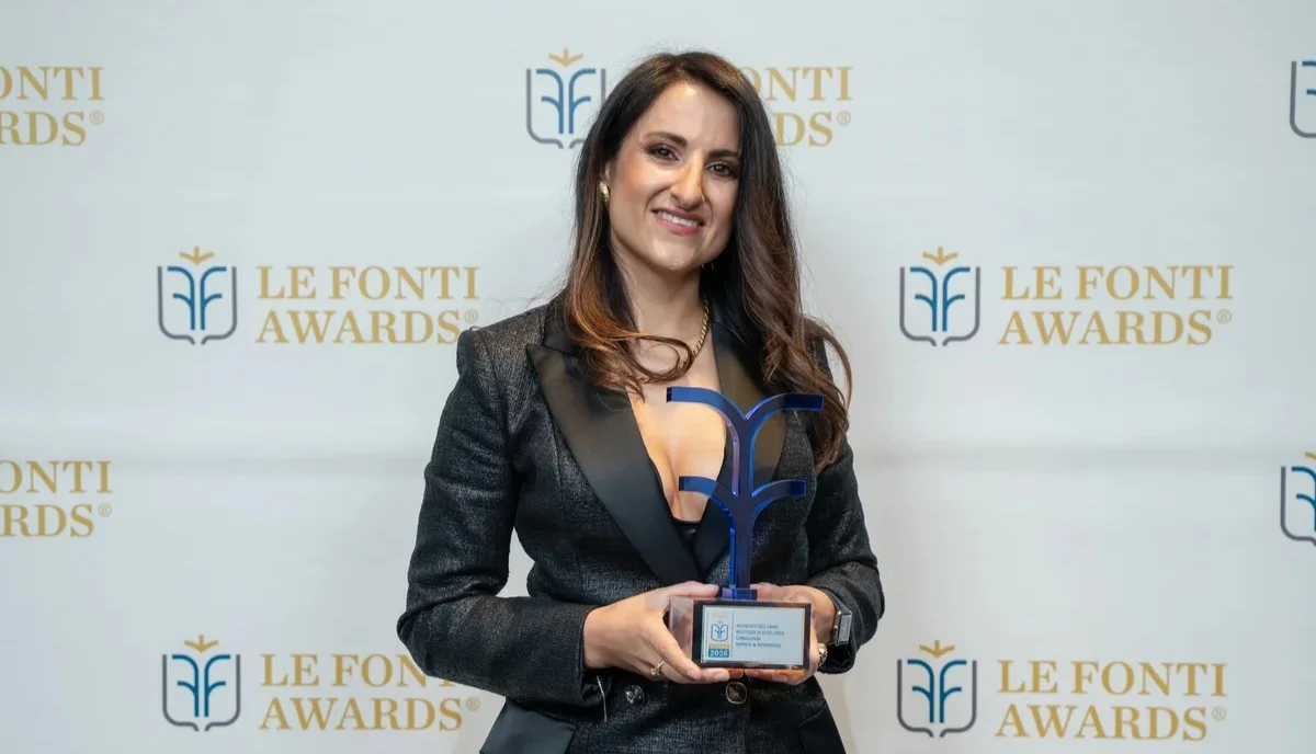 Arianna Di Pietro premiata “Avvocato dell’Anno” ai Le Fonti Awards