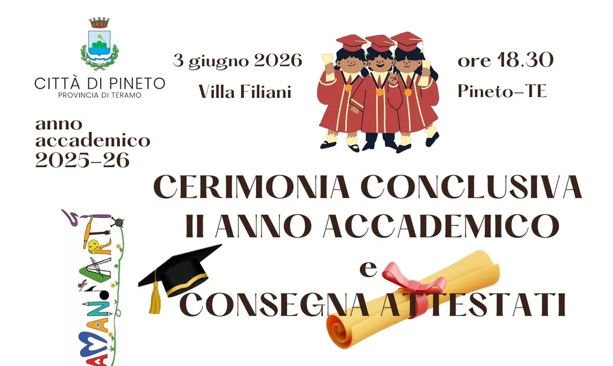 Università Libera Età Pineto, terminato il secondo anno accademico