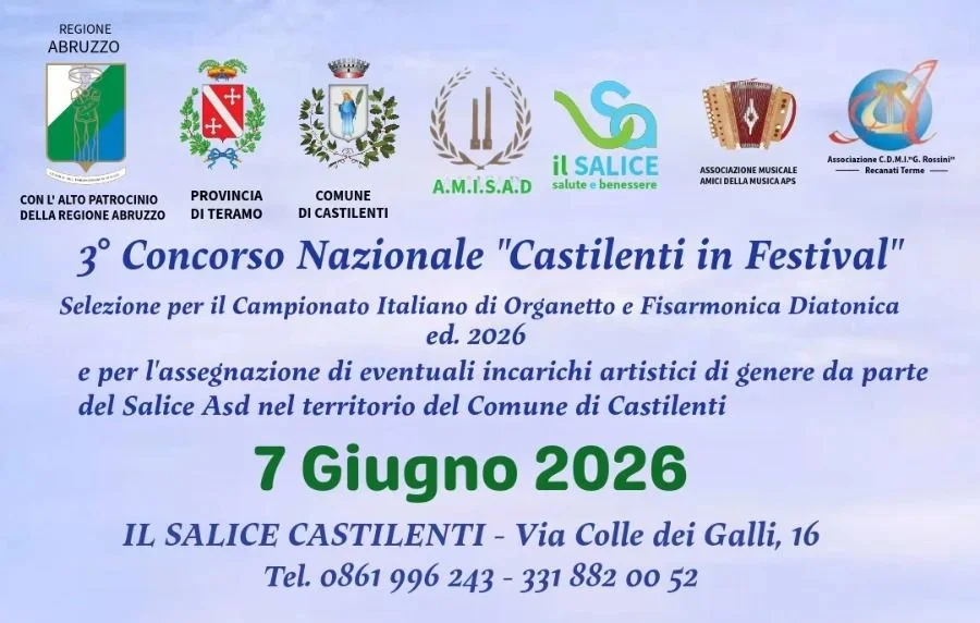 “Castilenti in Festival”, al via nel weekend la terza edizione