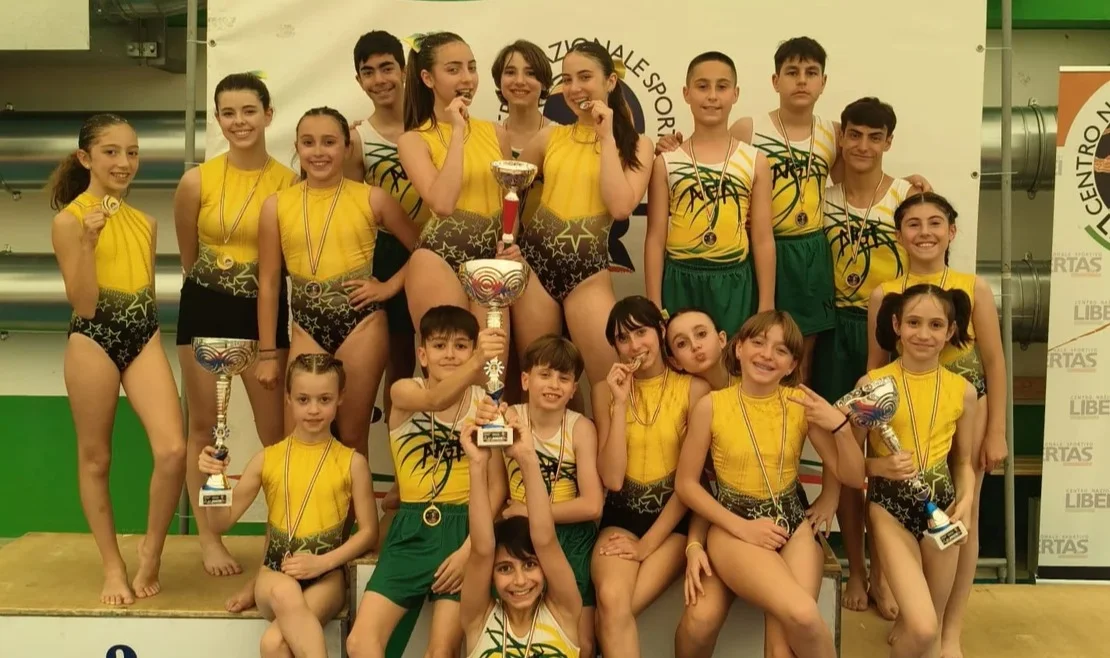 Nuova Ginnastica Teramo brilla ai campionati Nazionali Libertas