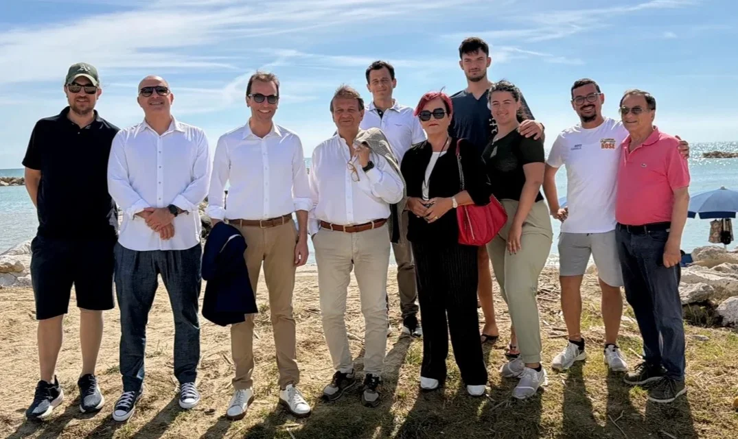 Ripascimento nella zona sud del litorale di Villa Rosa