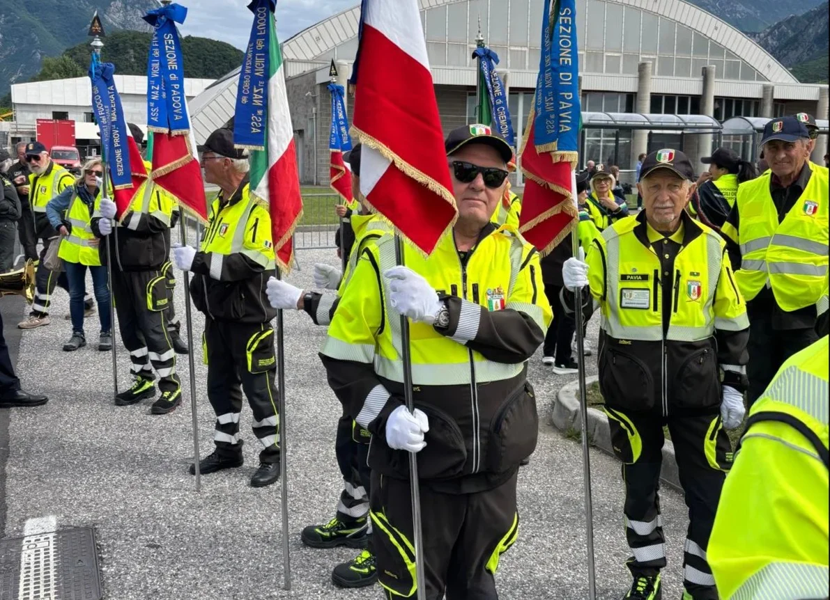 I Vigili del Fuoco di Teramo al 29° Raduno Nazionale in Friuli