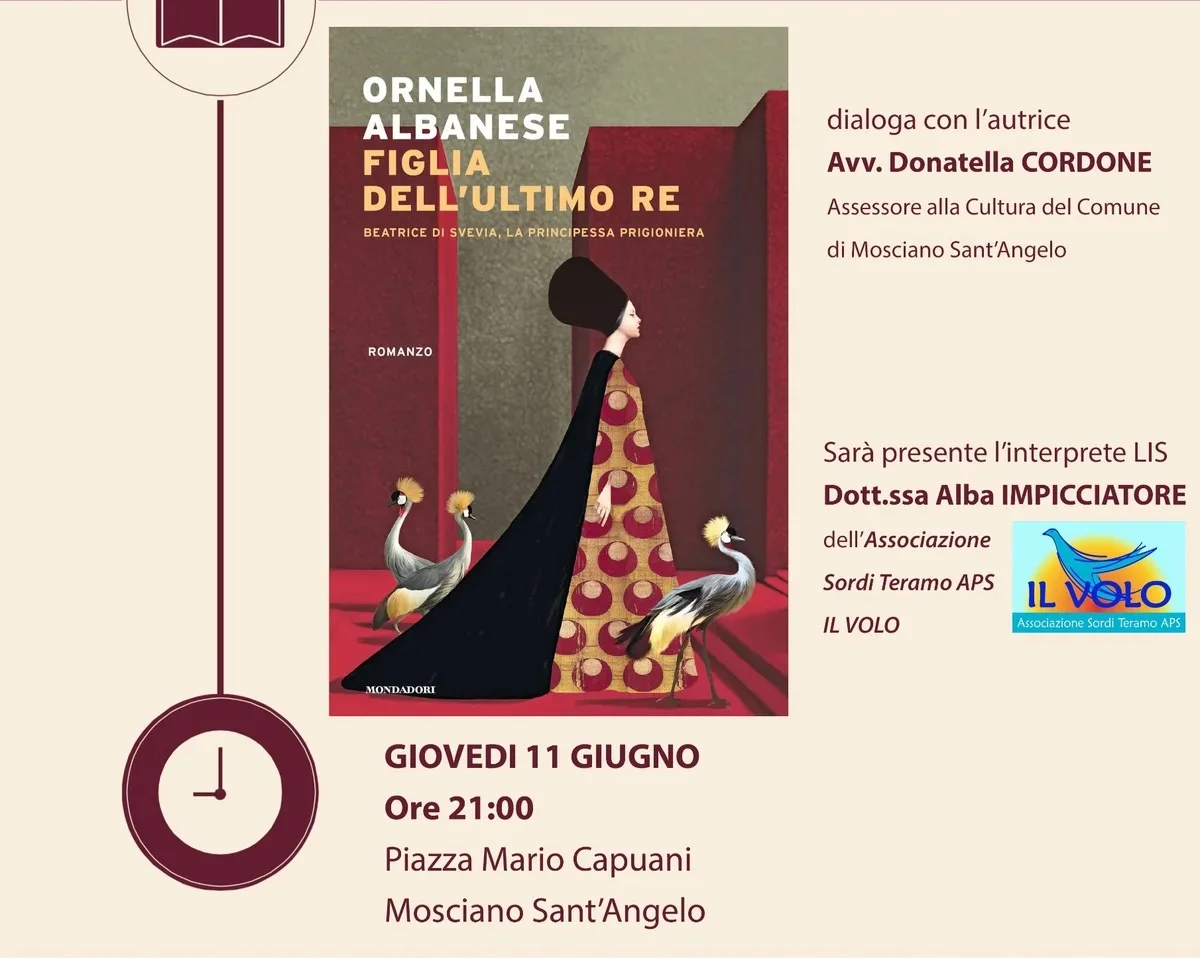Ornella Albanese presenta a Mosciano S.A. il suo nuovo libro