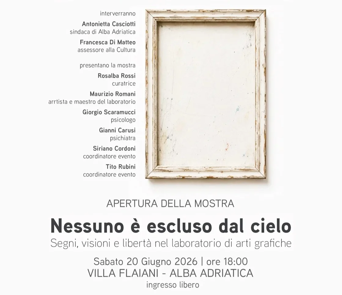 “Nessuno è escluso dal cielo”, la mostra che racconta l'arte come spazio di incontro e libertà