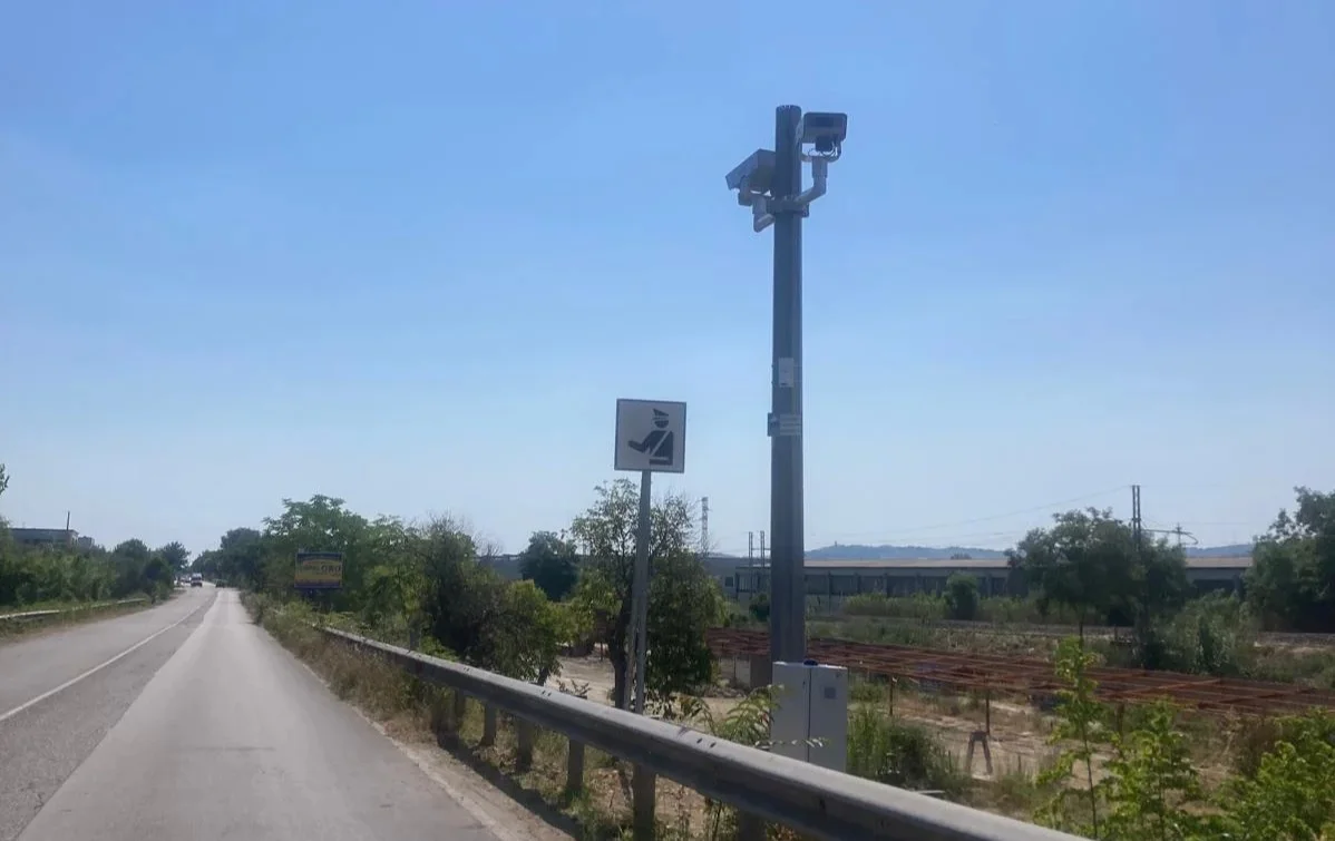 Limiti di velocità, installato il tutor sulla ex SS 80 a Bellante