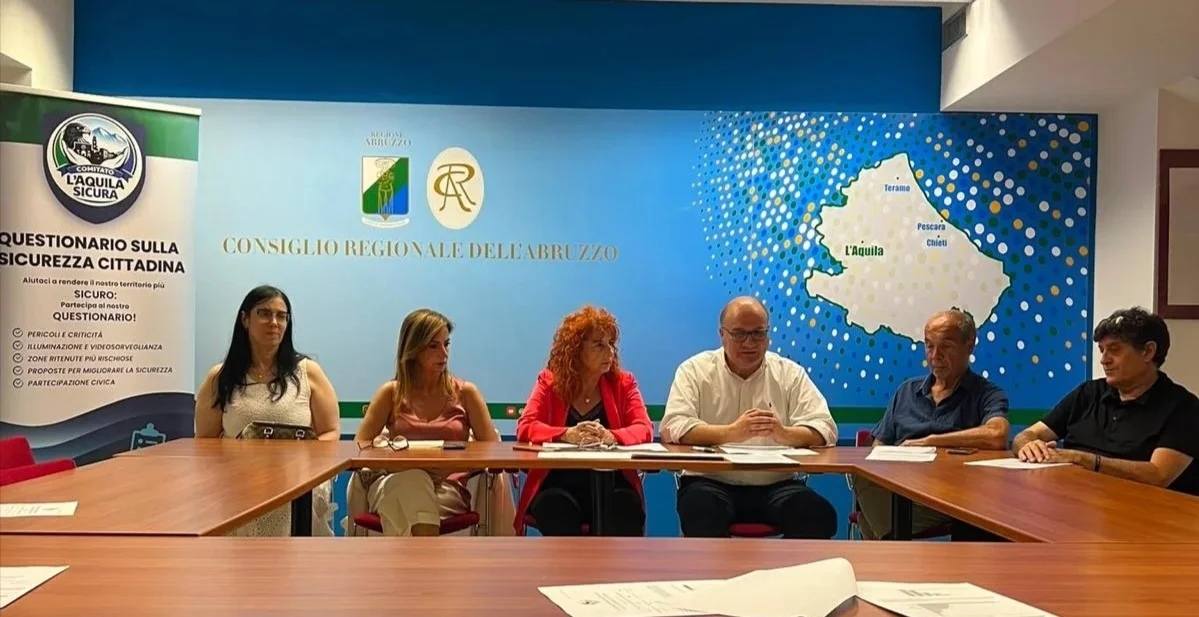 Comitato L’Aquila Sicura, presentati i dati del questionario sulla sicurezza