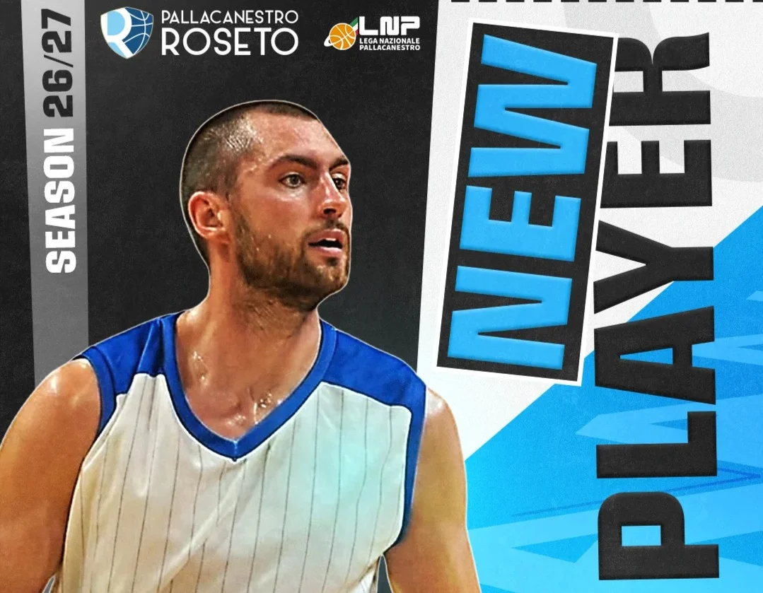 Basket B, Roseto piazza il primo colpo: arriva Raphael Chiti