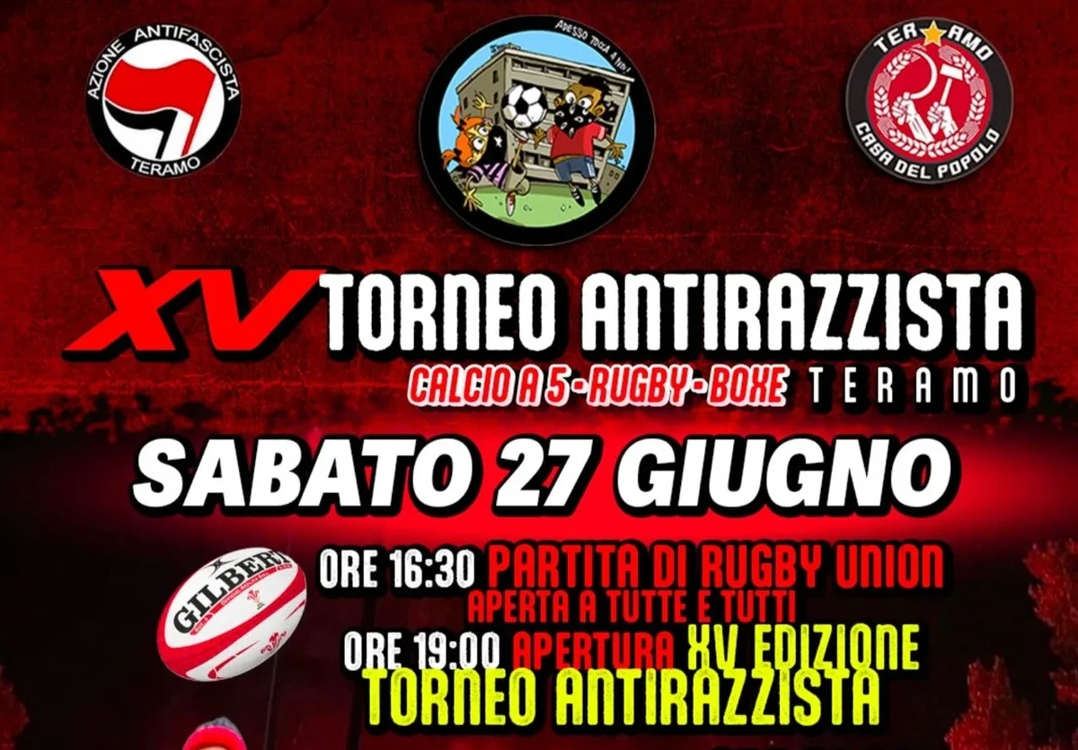 Torneo Antirazzista, via alla XV edizione fino a sabato 4 luglio