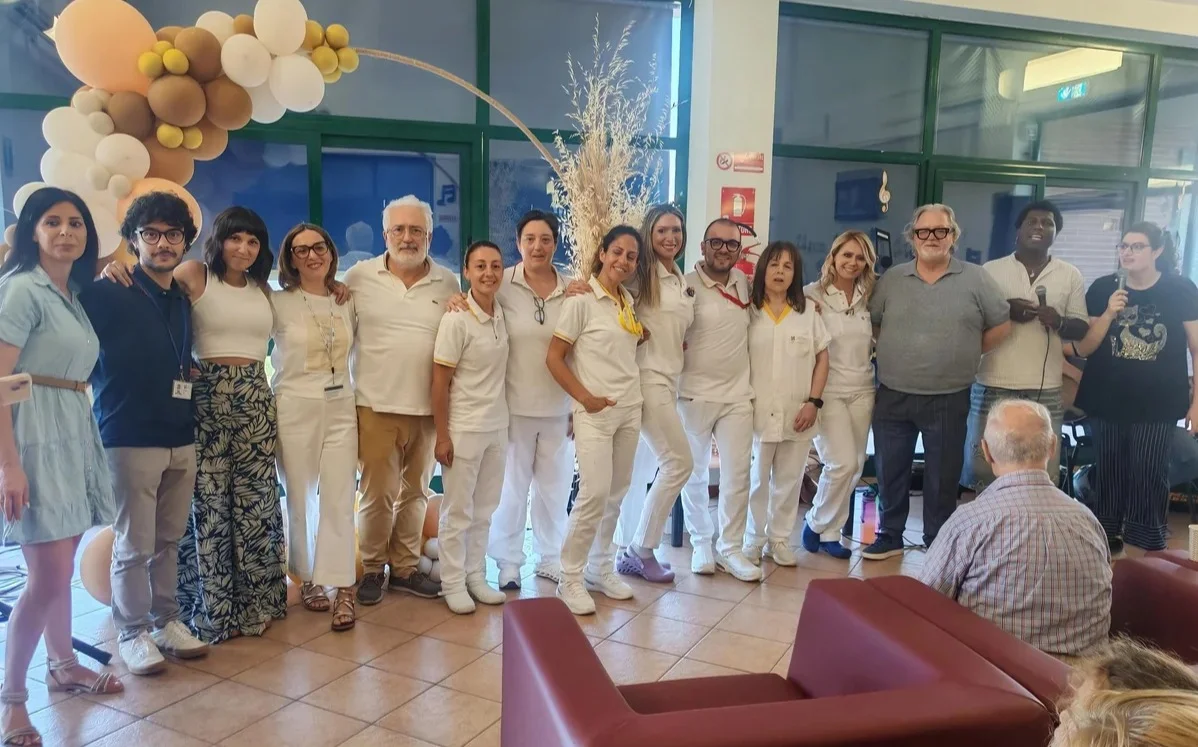 VIDEO | Casalena, progetto sensoriale alla Rsa psicogeriatrica: musica protagonista