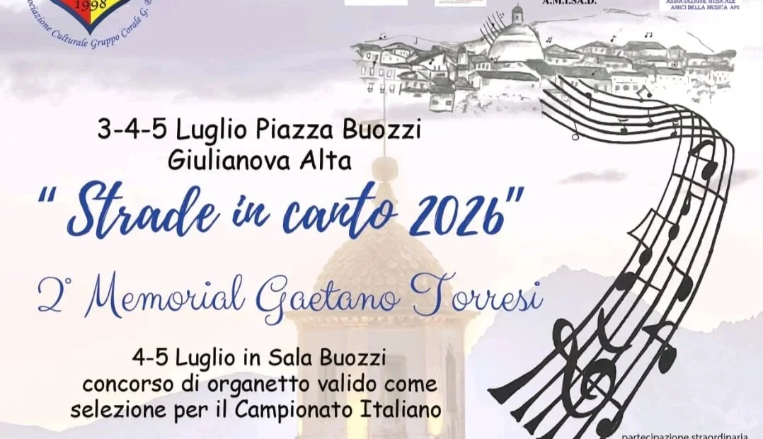 Strade in canto, tutto pronto a Giulianova per il memorial "Gaetano Torresi"