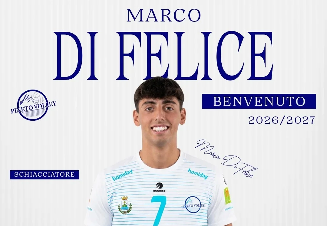 Volley A2, Pineto: lo schiacciatore Marco Di Felice completa il roster