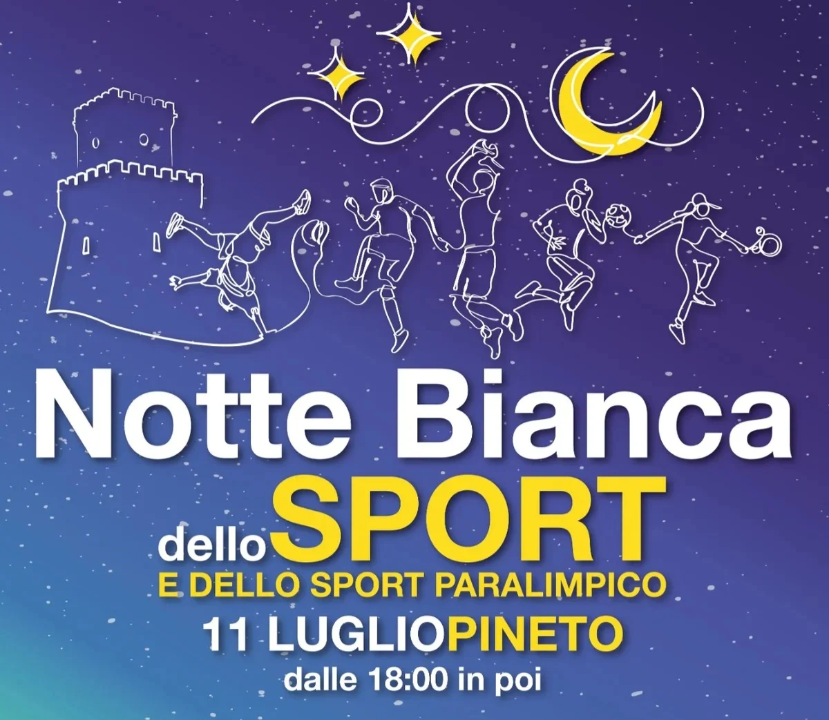 Notte Bianca dello Sport anche Paralimpico, torna sabato a Pineto
