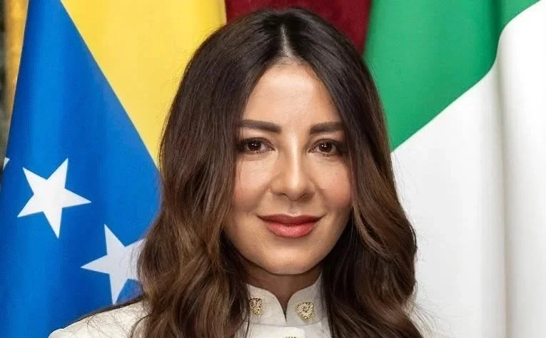 L'Ambasciatrice della Repubblica Bolivariana di Venezuela alla Partita del Cuore