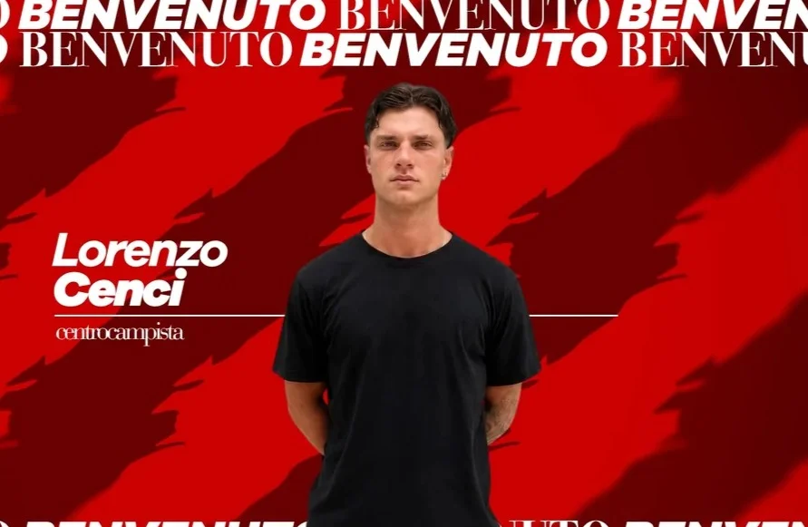 Calcio D, Lorenzo Cenci: "Avevo tanta voglia di vestire il biancorosso"