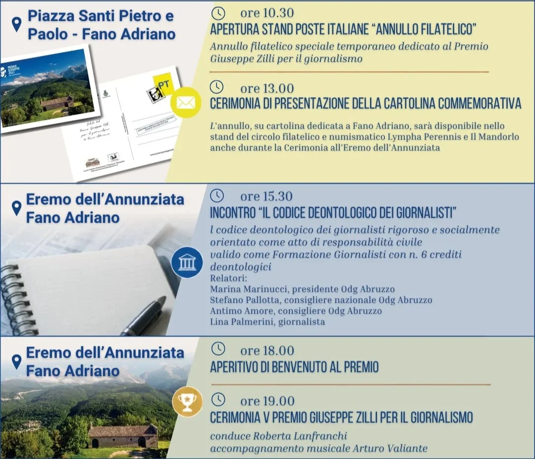 Premio Giuseppe Zilli per il giornalismo, ecco i nomi dei vincitori