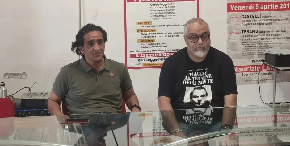 FOTO e VIDEO | Biblioteca Delfico, dinamiche inconcepibili. La denuncia della Cgil