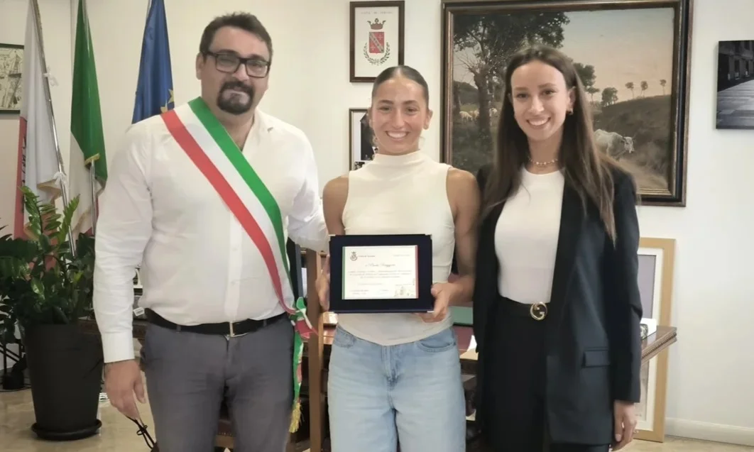 Volley A1, Paola Ruggieri omaggiata dal Sindaco