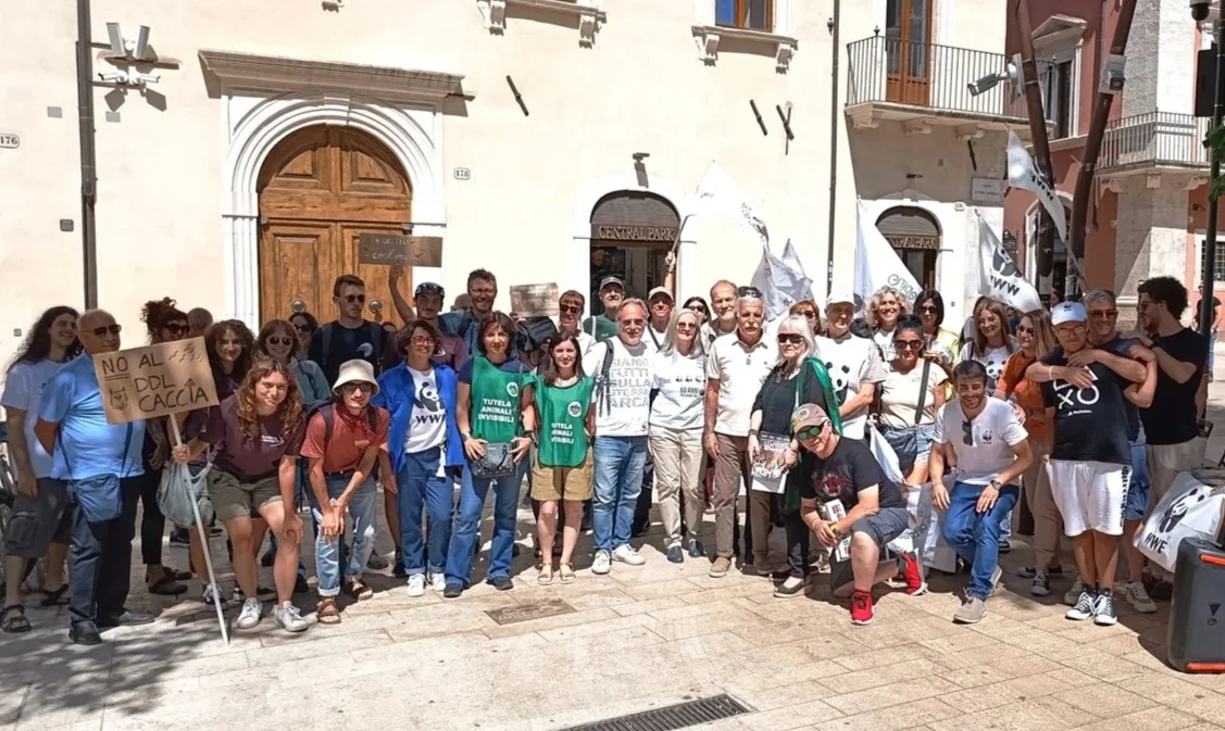 DDL “Caccia Selvaggia”, 13 associazioni protestano a L'Aquila