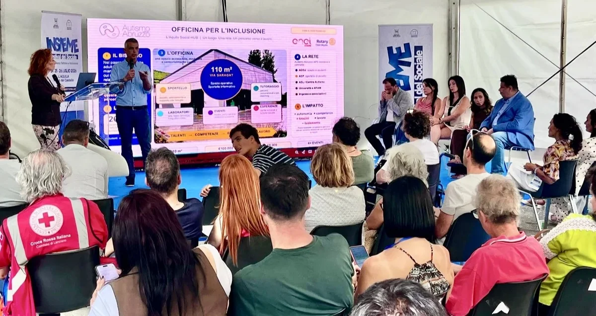 L’Aquila Social Hub: presentata l'Officina per l'Inclusione di Autismo Abruzzo