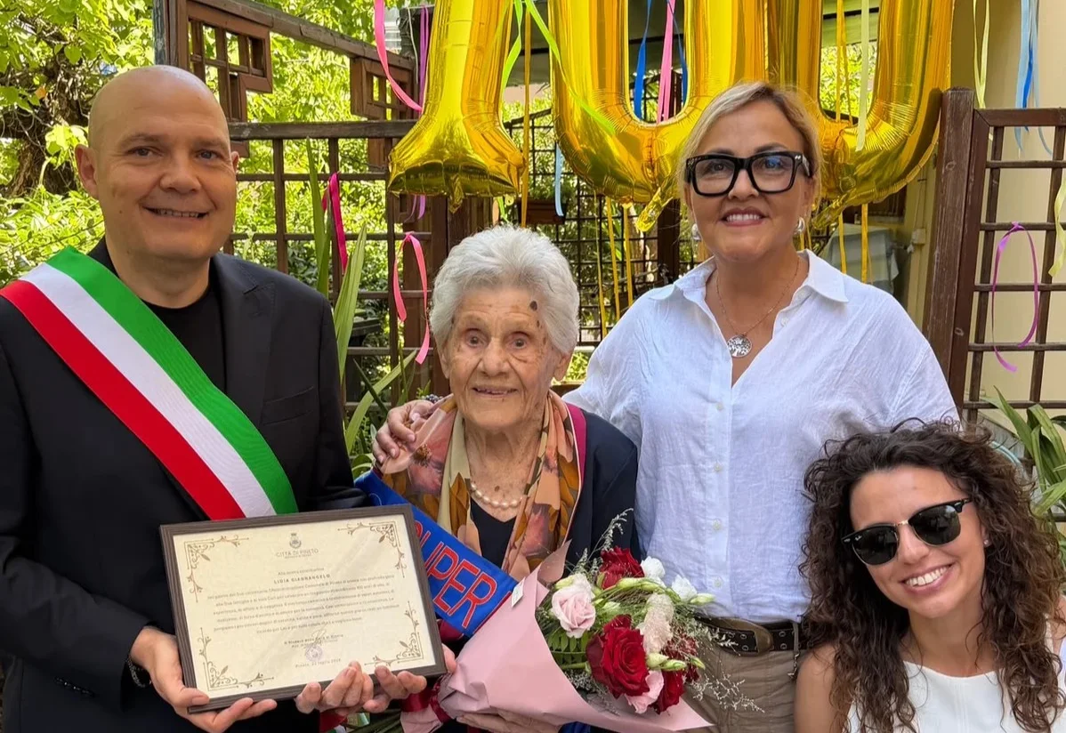 Pineto festeggia i 100 anni di Lidia Giannangelo
