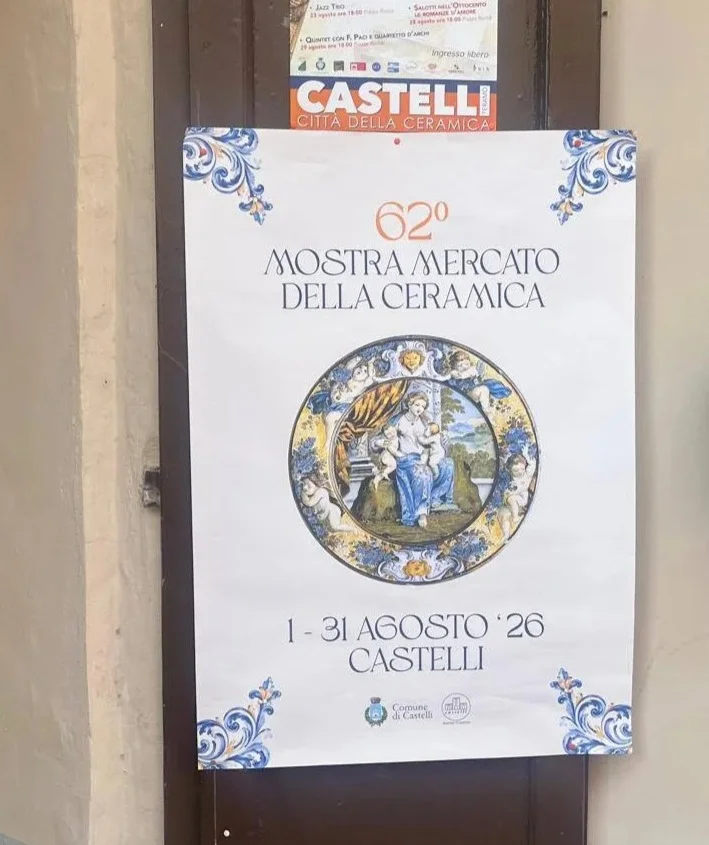 Inaugurata a Castelli la 62ª Mostra Mercato della Ceramica