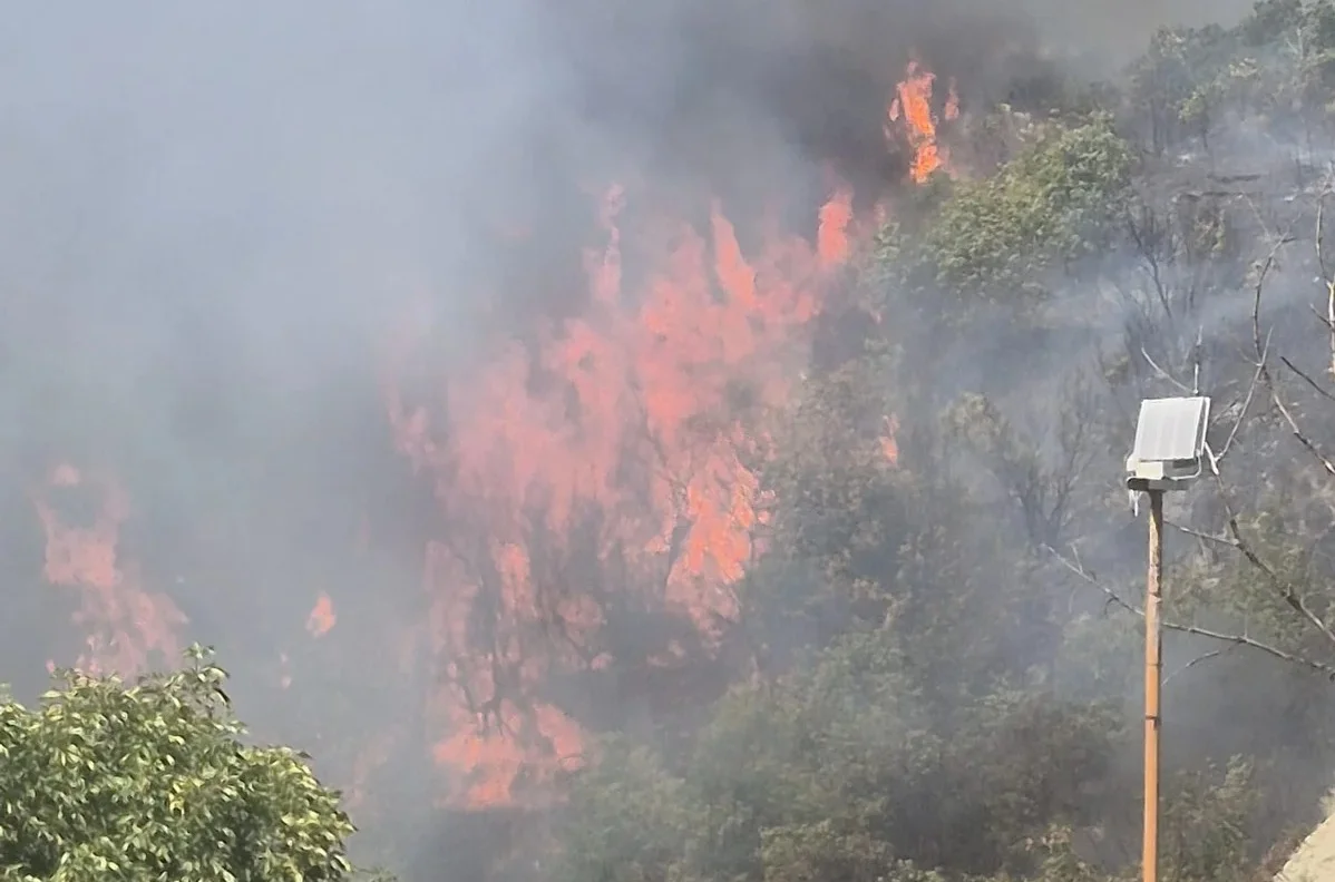 FOTO e VIDEO | Domato l'incendio di Ctr. San Pietro di Montorio al Vomano