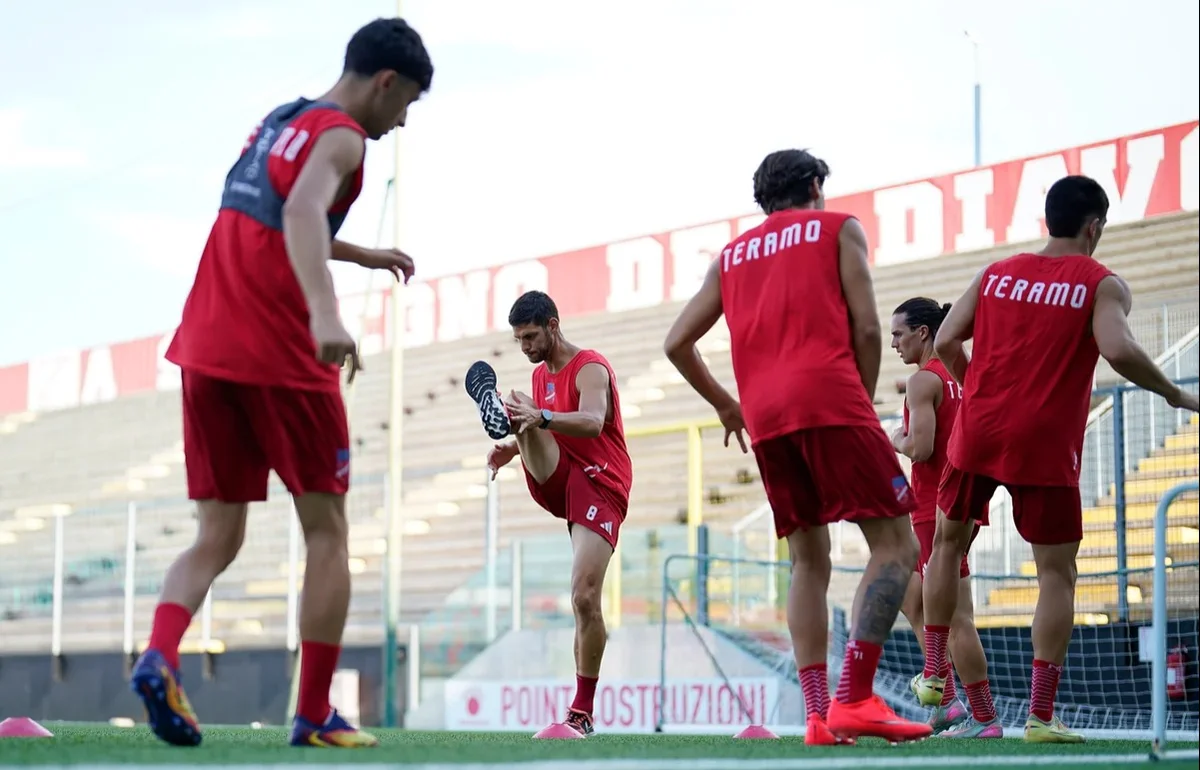 Calcio D, Teramo: ripresi gli allenamenti