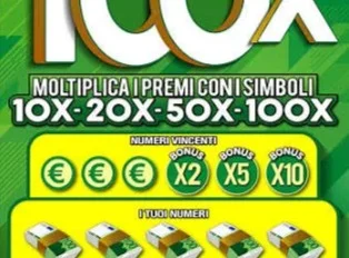 Gratta e Vince 50.000 euro con il 100 X