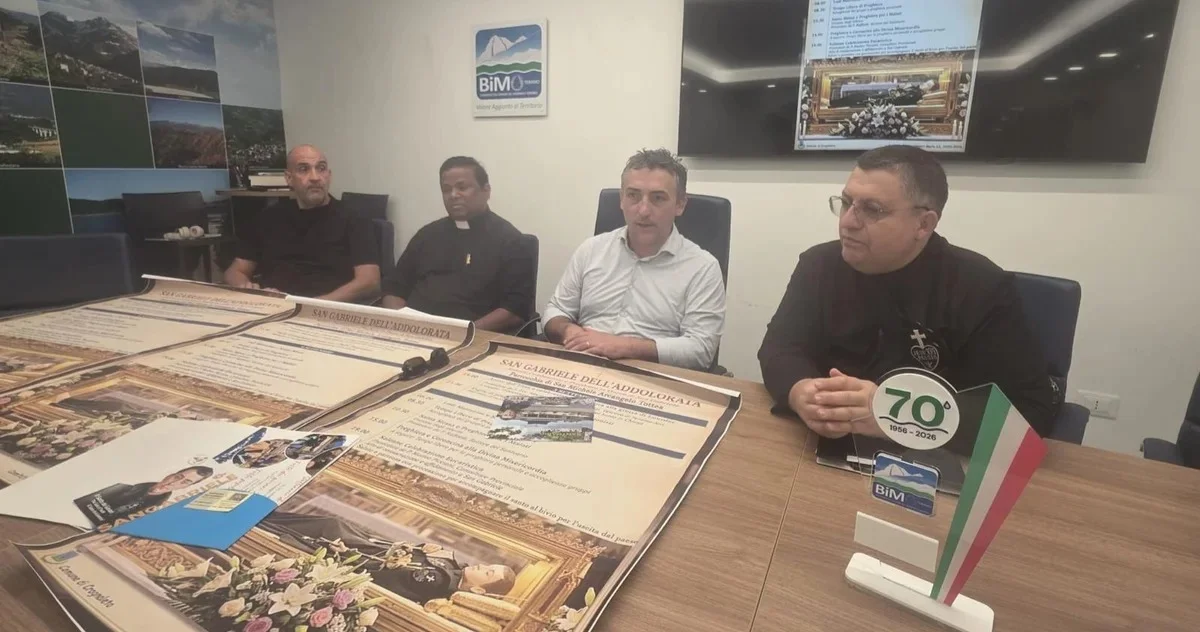 FOTO e VIDEO | L'urna di San Gabriele arriva a Tottea di Crognaleto