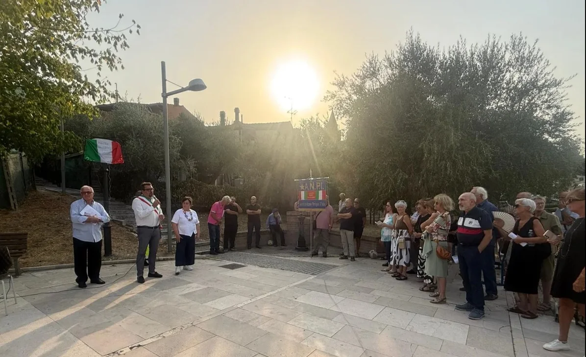 FOTO e VIDEO | Teramo ha battezzato a Miano Piazza Waldo Pirocchi