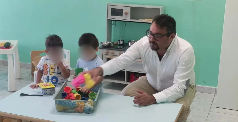 FOTO e VIDEO | Pollicino, il saluto dell'amministrazione alla riapertura del nido