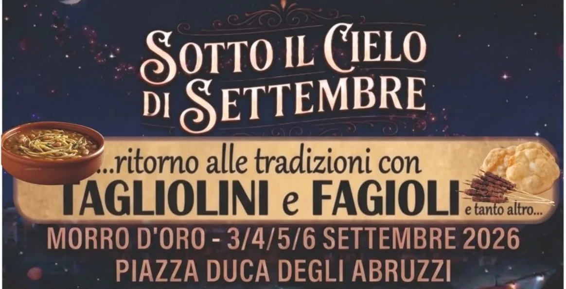 "Sotto il cielo di settembre", a Morro d'Oro fino a domenica