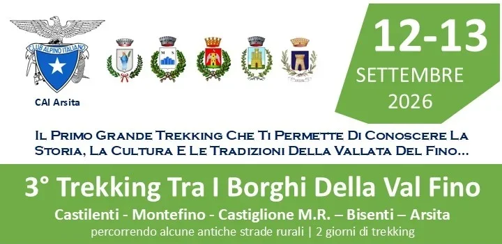 CAI Arsita, due giorni di trekking tra i borghi della Val fino