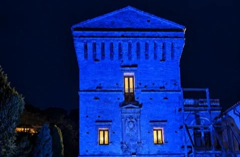 Giornata della Fibrosi Cistica, la Torre Carlo V si illumina di blu