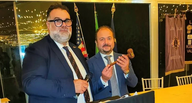 FOTO | Lions Club Roseto Valle del Vomano, Willy Barlafante è il neo presidente